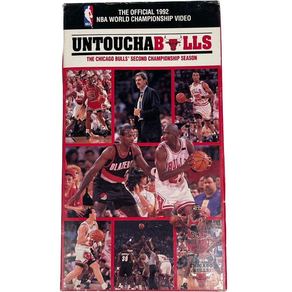 NBA VHS Untouchabulls Chicago Bulls 1992 Championship Vintage Sports Documentary